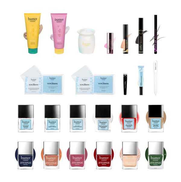 Best of butter LONDON 24-Piece Bestselling Nail and Beauty Kit